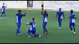 Lorca CF B 0-4 CAP Ciudad de Murcia Cepaim. Gol de Kaba, regatea hasta a su sombra (0-4). Minuto 89.