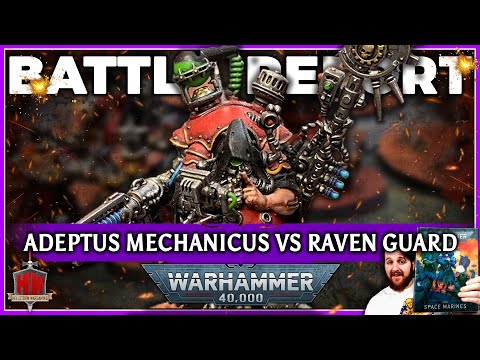 TITAN DEATH |Raven Guard vs Adeptus Mechanicus | LIVE Warhammer 40,000 Battle Report