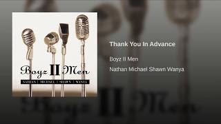 Thank You In Advance