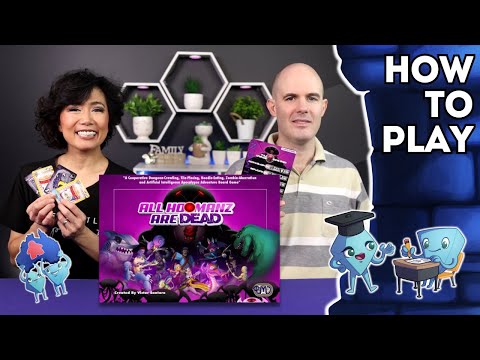 All Hoomanz Are Dead - How to Play Board Game. With Stella and Tarrant