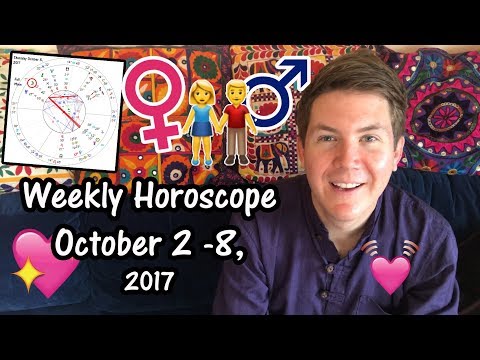 Weekly Horoscope for October 2 - 8, 2017 | Gregory Scott Astrology