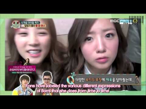 [ENG] 130828 MBC every1 Weekly Idol - Bomi, Ilhoon MC Cut