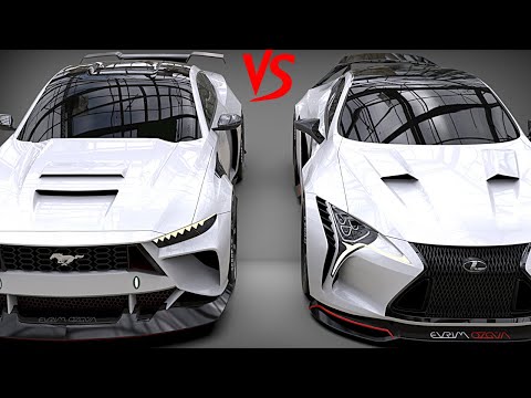 American Power or Japanese Elegance? New Mustang vs Lexus LC500