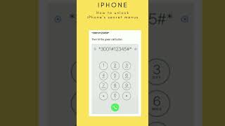How to unlock iPhone Secret Menus