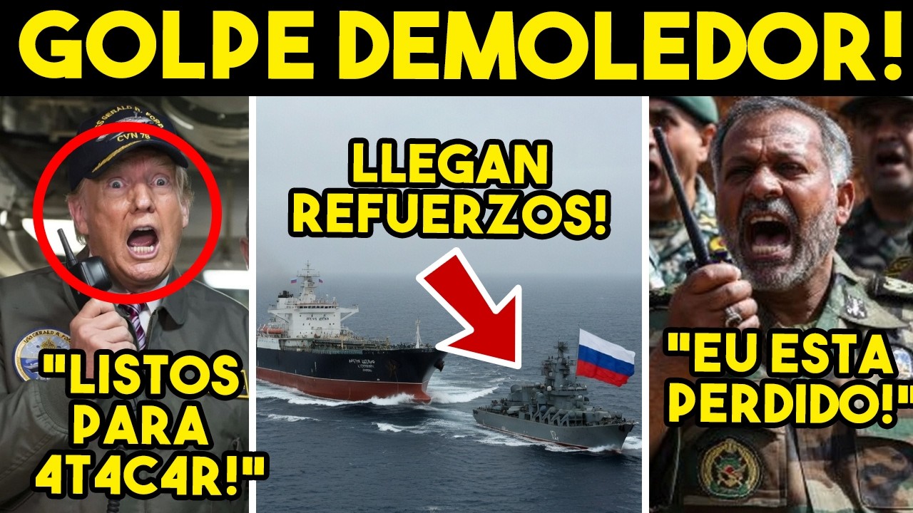 TRUMP HELADO! LLEGA LA CABALLERIA, IRAN CAMBIA LA JUGADA. EU SIN SALIDA, BUSCA ESCAPE. ES EL FIN.