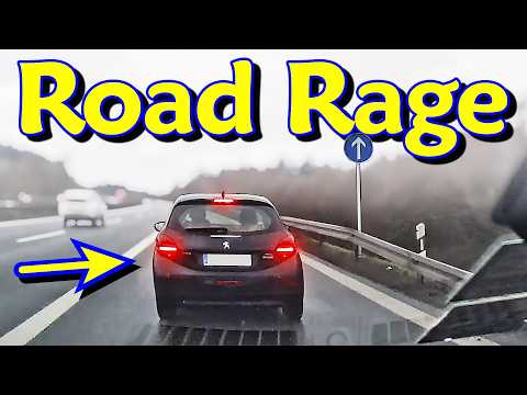 Road-Rage, Anhalten auf Auffahrt und Wenden bis zum geht nicht mehr | DDG Dashcam Germany | #729