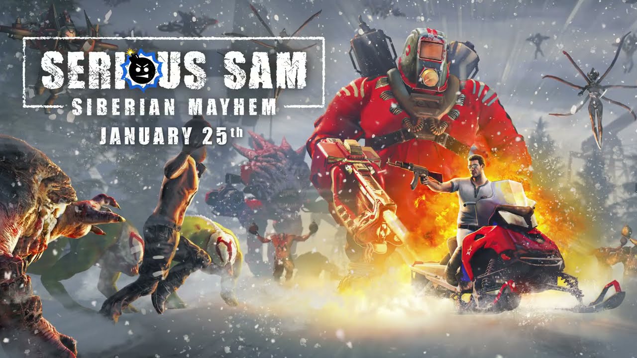 Serious Sam: Siberian Mayhem | Reveal Trailer | Out January 25 - YouTube