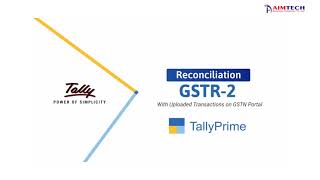 How to reconcile GSTR 2A in TallyPrime