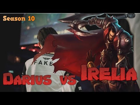 Faker - Darius vs Irelia Mid - Patch 10.1 LoL Season 10 KR Ranked | League of Legends Replays