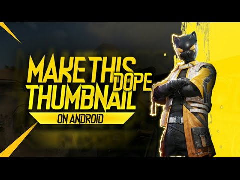 Pubg inspired thumbnail on android | jak infinitz