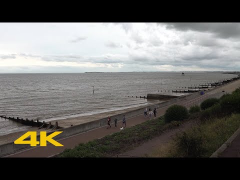 Dovercourt, Harwich Walk: Town Centre & Beach【4K】