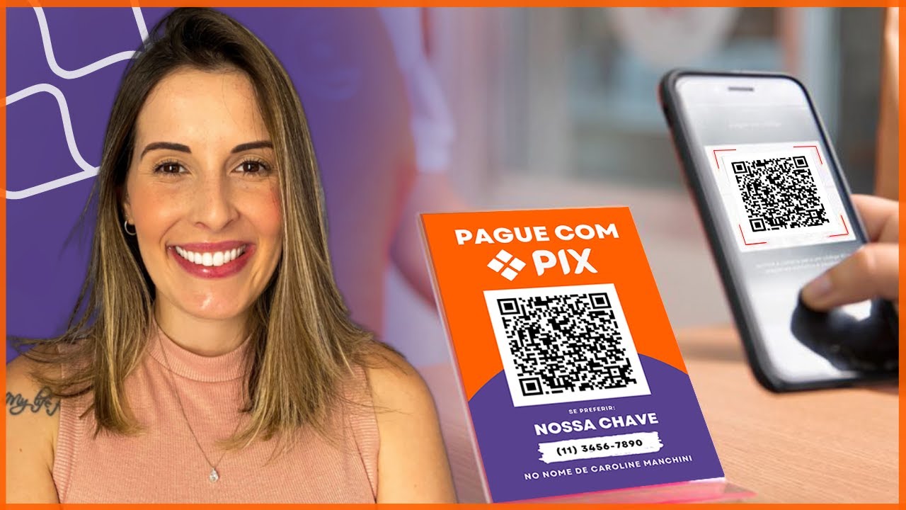 Como Criar QR Code PIX? | Aprenda Como Criar Uma Plaquinha Pix de GRAÇA