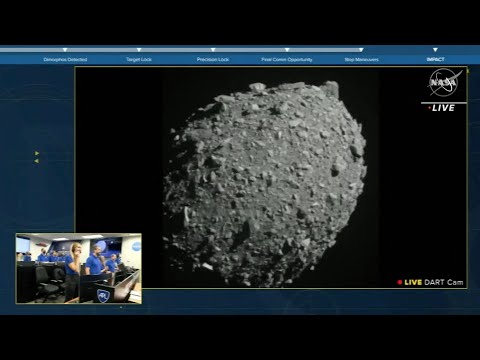 Watch NASA's DART spacecraft crash into an asteroid