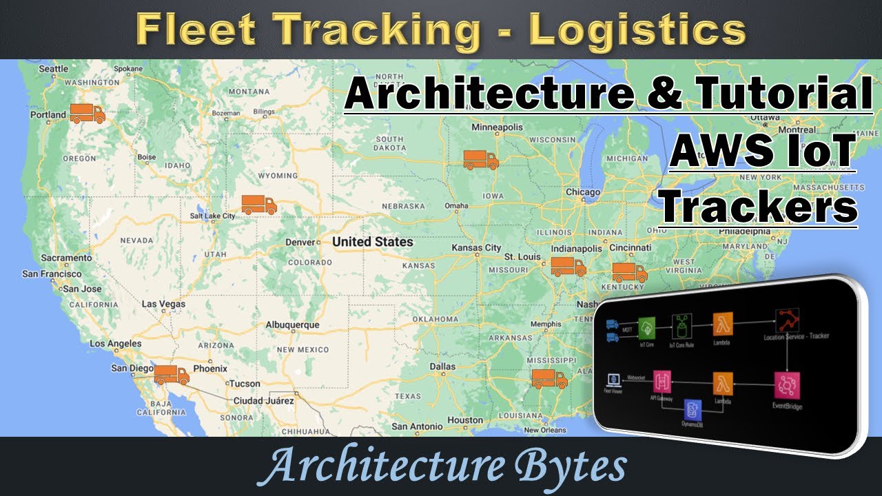 AWS Location Services Tutorial | Fleet Tracking System Design | Logistics IoT