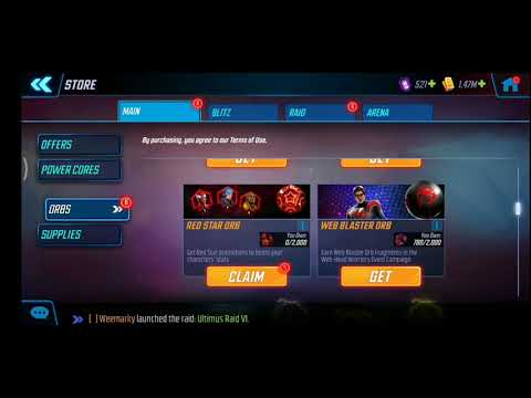5 Red Star Orb Opening - Marvel Strike Force - MSF