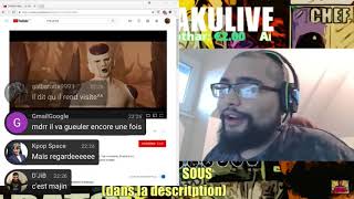 Le chef otaku réagit à la vidéo du rire jaune !! DBZ