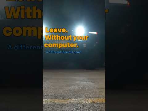 Best tip for getting a new solution when you’re stuck. Just get away. #productivity thumbnail