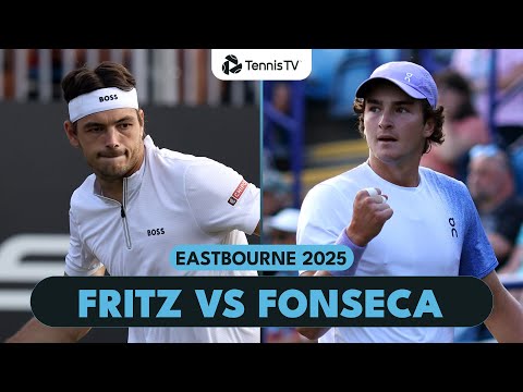 Taylor Fritz vs Joao Fonseca Entertaining Highlights | Eastbourne 2025