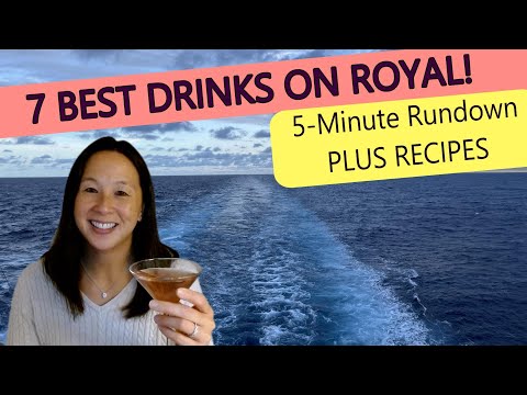 7 Best Cruise Drinks | My Personal Favorites & RECIPES | Royal Caribbean | 5 Minute Cruise Tips