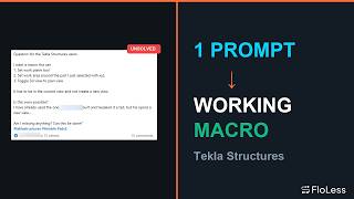 This Tekla Macro Took One Sentence to Build