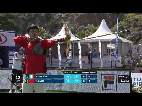Mauro Nespoli v Zhang Jianping – recurve men bronze | Antalya 2013 Archery World Cup stage 2