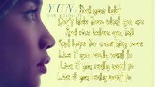 Yuna - Live Your Life [Lyrics On Screen]