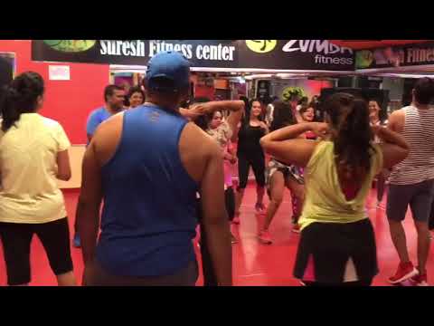 Shabina Qureshi Zumba masterclass Suresh fitness centre