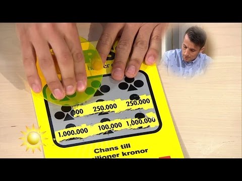 Trissvinnaren "Perfekt, nu drar jag på fotbollsresa" - Nyhetsmorgon (TV4)