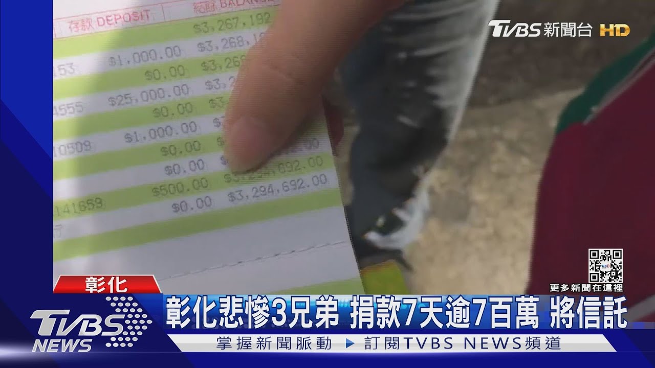 彰化悲慘3兄弟　捐款7天逾7百萬！將信託