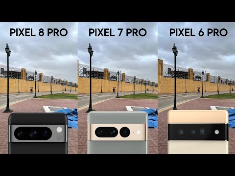 Google Pixel 8 Pro vs Google Pixel 7 Pro vs Google Pixel 6 Pro Camera Test Comparison
