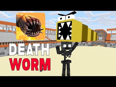 Monster School : DEATH WORM CHALLENGE - Minecraft Animation