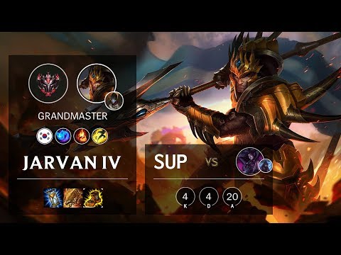 Jarvan IV Support vs Morgana - KR Grandmaster Patch 10.4