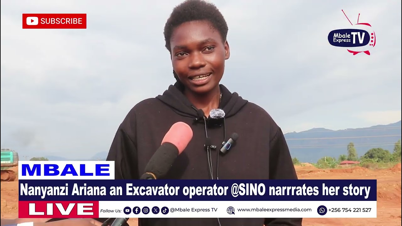 The untold story of Ariana Nanyanzi, a senior excavator operator at Sino Industrial Park 