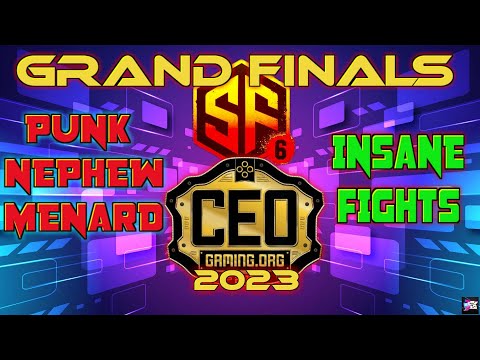 CEO FGC 2023 STREET FIGHTER 6, TOP 3 GRAND FINALS | PUNK, NEPHEW, MENARD EPIC FIGHT.