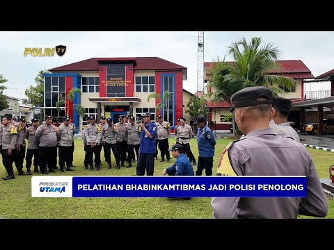 POLRES BATANG LATIH BHABINKAMTIBMAS JADI POLISI PENOLONG WUJUDKAN POLISI HUMANIS