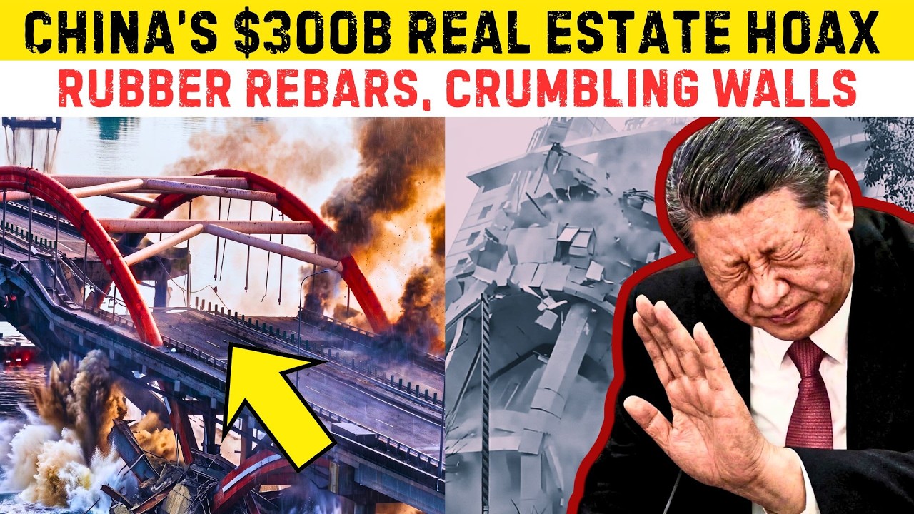 China's TOFU-DREG HORROR! Elastic Steel, Paper Screws, Sprayed Asphalt & Watery Concrete