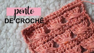 COMO FAZER PONTO ALTO DUPLO CRUZADO NO CROCHÊ