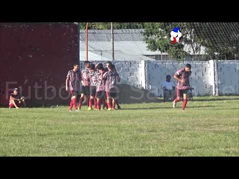 Gol de Maximiliano López parcial Los Juveniles 0   Juventud Unida 1