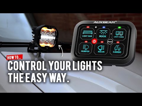 No More Relays! Auxbeam RGB Switch Panel Install