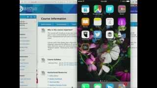 Blackboard Mobile app for CIS150