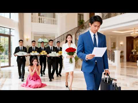 Lover returned, she abandoned husband on his birthday—he smiled & signed divorce, now she regrets!