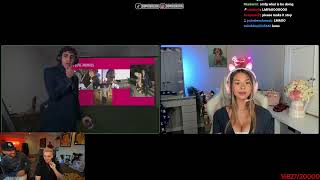 Sophie Rain started BLUSHING after this streamer leaked her OF on camera... 😳