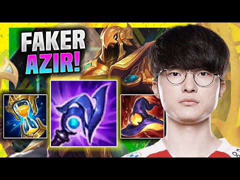 FAKER BRINGS BACK HIS ICONIC AZIR! - T1 Faker Plays Azir Mid vs Zed! | Season 11