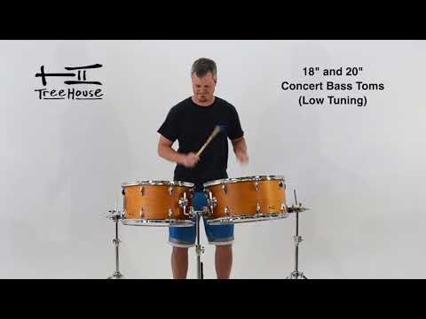 TreeHouse Custom Drums Academy Concert Bass Tom: 10x20 image 6
