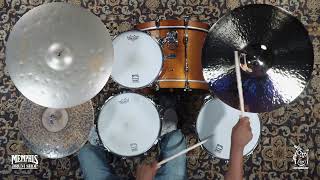 Video thumbnail for Meinl 22" Byzance Brilliant Heavy Hammered Ride Cymbal - 4185g (B22HHR-B-1042522V) by Memphis Drum Shop