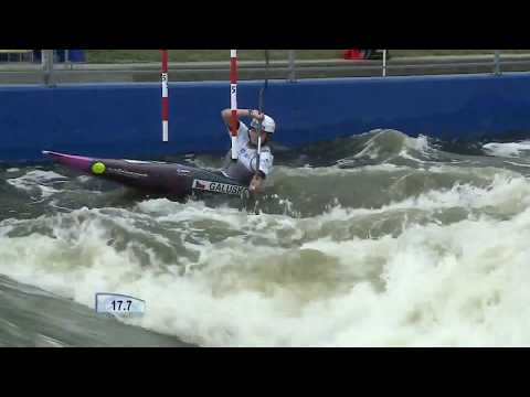 2019 ICF Junior Slalom World Championships Antonie GALUSKOVA (Cz) winning run