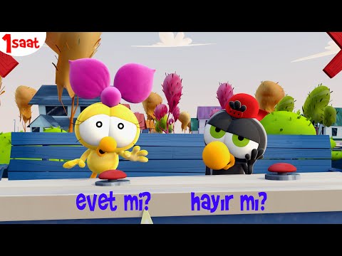 1 SAAT TÜRKÇE ÇİZGİ FİLM - Limon ile Zeytin 😉😇😁🤔  #99 - Evet mi Hayır mı?😉😇😁🤔 | TRT Çocuk
