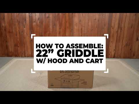 How to Assemble Your 22" Blackstone Griddle (Model 2347)