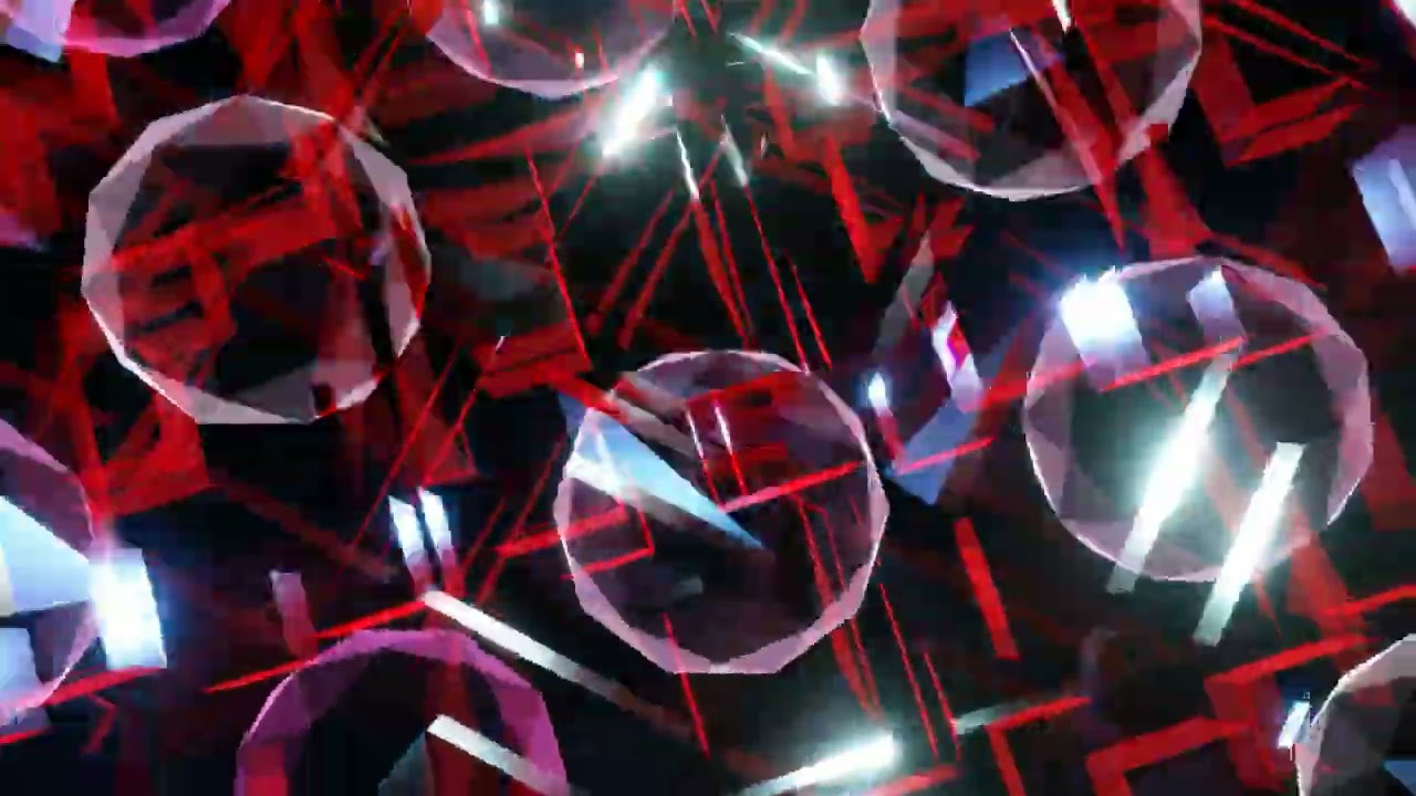 Multicolored flashing lights || 4k vj loop