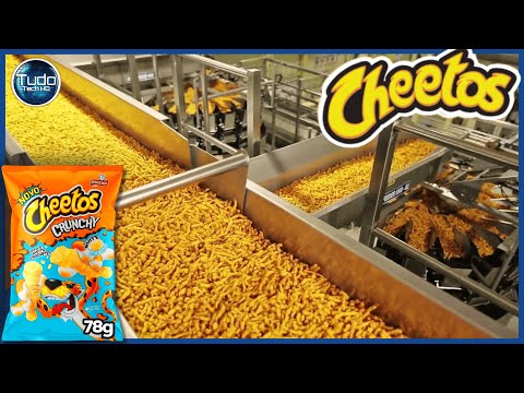 How Cheetos are Made - Industrial Cheetos Manufacturing Process. Amazing Machines